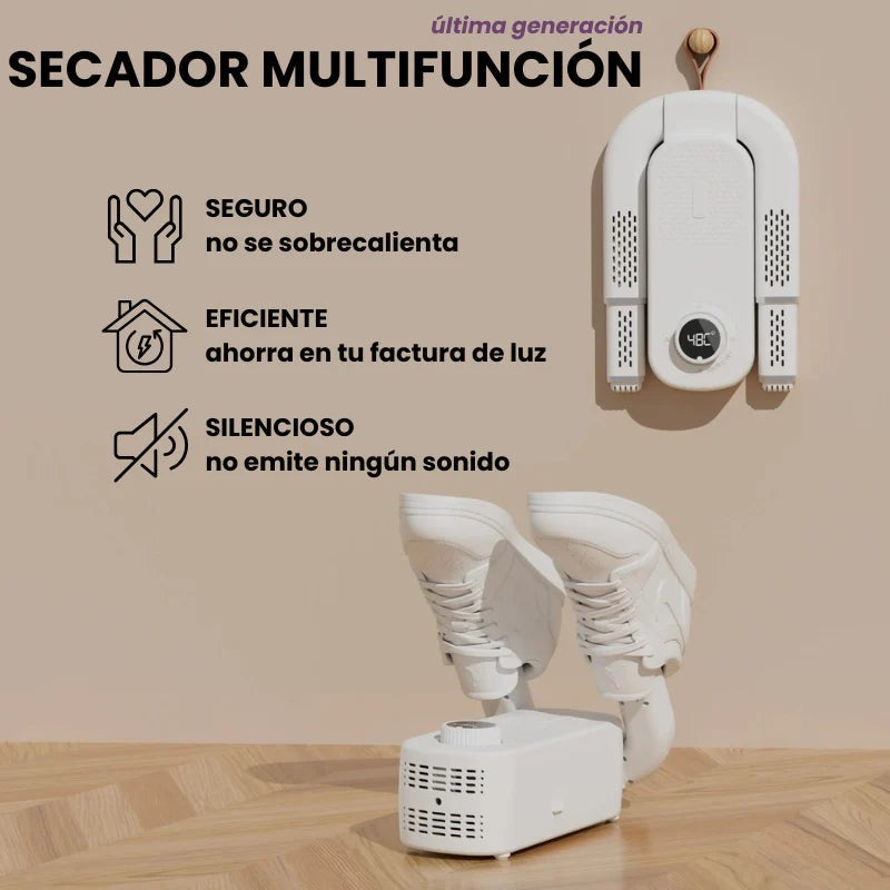 EL FUTURO DEL SECADO DE ZAPATOS ESTÁ AQUÍ.